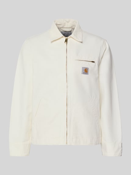 Jacke mit Label-Detail Modell 'Detroit' Shop The Look MANNEQUINE