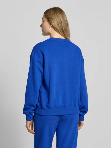 Polo Ralph Lauren Sweatshirt met ronde hals en labelstitching Koningsblauw - 5