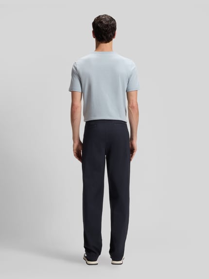 BOSS Orange Straight Fit Chino aus Baumwoll-Mix Modell ''CHINO_ST_PLEATED_1'' Marine 5