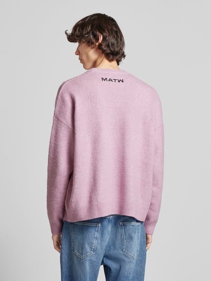 REVIEW X MATW Regular Fit Strickpullover mit Woll-Anteil - REVIEW X MATW Altrosa 5