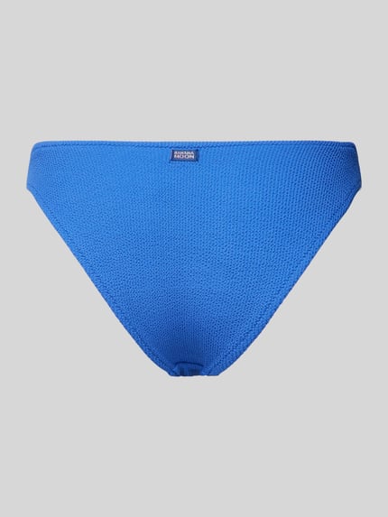 Banana Moon Bikini-Hose mit Strukturmuster Modell 'NAIDA SCRUNCHY' Blau 3