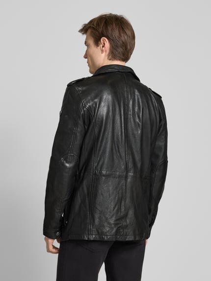 MAURITIUS Jacke aus Schafleder Modell 'Daxter' Black 5