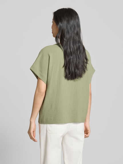 VILA Blusenshirt mit Rundhalsausschnitt Modell 'JOSA' Schilf 5