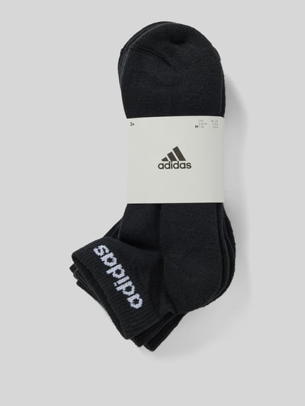adidas Sportswear Sokken met labelprint in een set van 3 paar Zwart - 3
