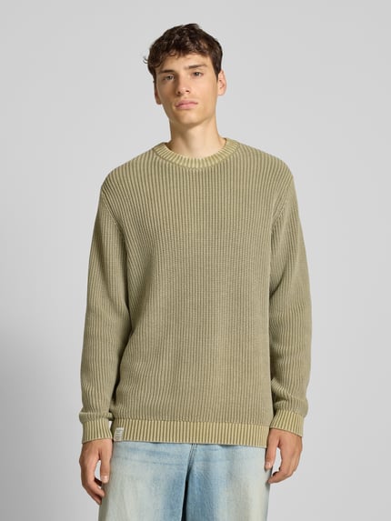 Pepe Jeans Regular Fit Pullover aus reiner Baumwolle Modell 'PARKER CREW' Oliv 4
