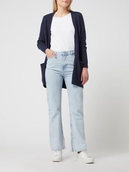 VILA Strickcardigan mit Eingrifftaschen Modell 'VIRIL' Dunkelblau 1