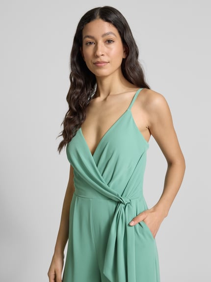 Jake*s Cocktail Jumpsuit met knoopdetail Groen - 3