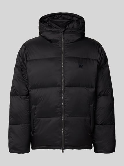 Wood Wood Steppjacke mit Kapuze Modell 'CLAUS PUFFER JACKET' Black 2