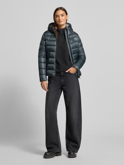 Blauer USA Steppjacke mit Sorona®-Füllung Modell 'CAROLL' Dunkelgrau 1