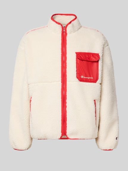 Champion Sweatjacke aus Teddyfell Offwhite 2