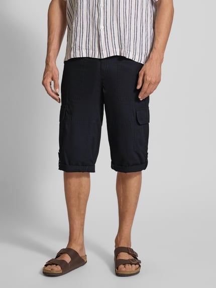 Christian Berg Men Bermuda met cargozakken Marineblauw - 4