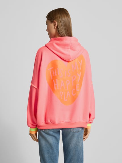 miss goodlife Oversized Hoodie aus Baumwoll-Mix Pink 5