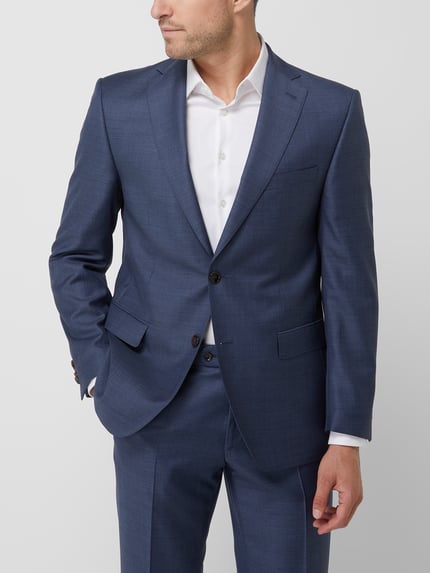 Carl Gross Sakko mit Brustleistentasche Modell 'Steven' Rauchblau 4