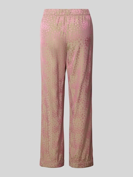 Christian Berg Woman Relaxed Fit Pyjama-Hose mit floralem Allover-Print Altrosa 3