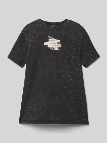 ONLY Regular Fit T-Shirt aus reiner Baumwolle Modell 'PERNILLE' Black 3