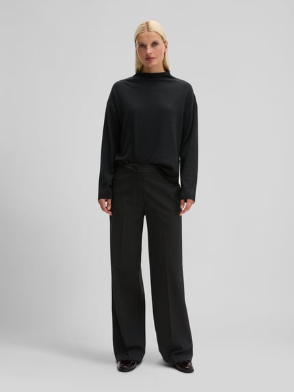 Marc O'Polo Turtleneck mit Mock Neck Flanell Melange 1