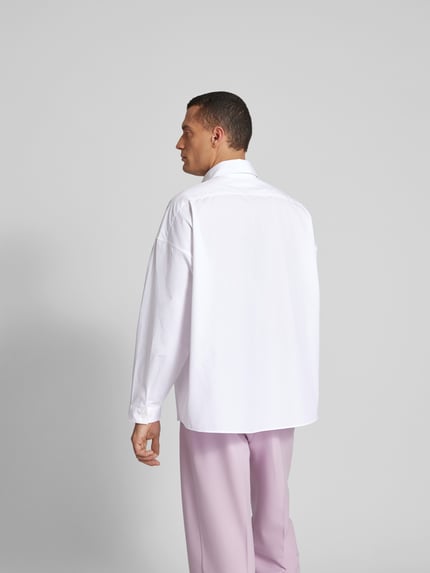 Marni Regular fit vrijetijdsoverhemd met borstzak Wit - 5