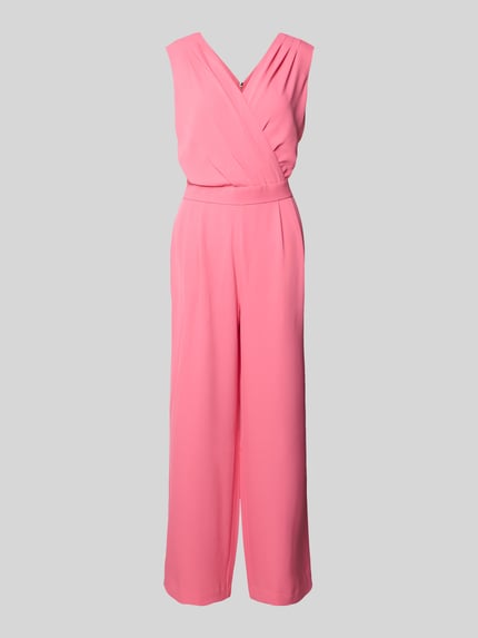 COMMA Jumpsuit in wikkellook Felroze - 2