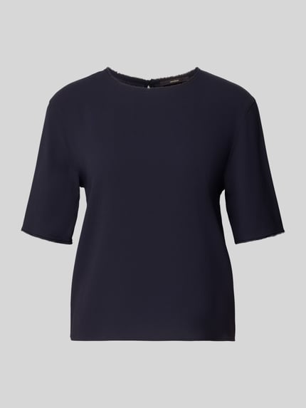Regular Fit T-Shirt mit Rundhalsausschnitt Shop The Look MANNEQUINE