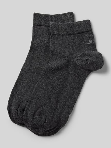 JOOP! COLLECTION Sneaker-Socken mit Label-Detail Anthrazit Melange 1