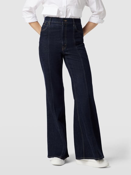 Polo Ralph Lauren Flared cut jeans in 5-pocketmodel Donkerblauw - 4