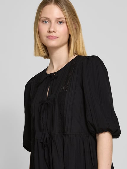 Jake*s Casual Minikleid mit Schnürverschluss Black 3