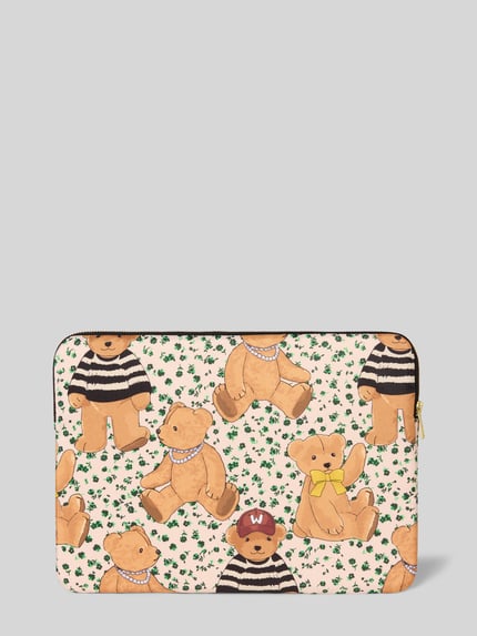 WOUF Laptoptasche mit Label-Detail Beige 2