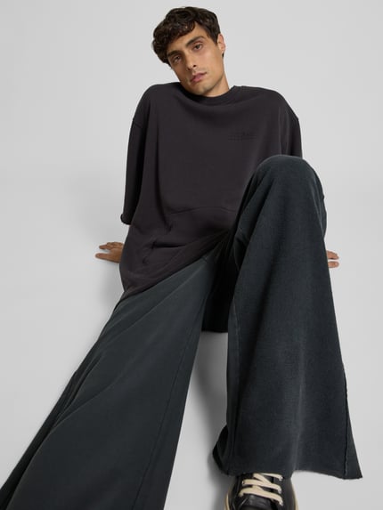 MM6 Maison Margiela T-shirt met labelstitching Zwart - 3