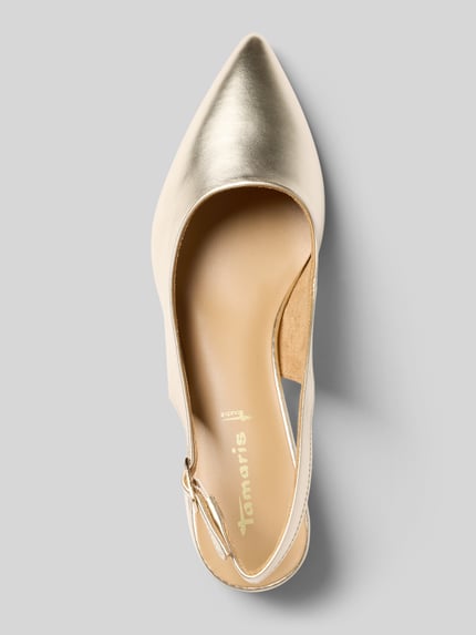Tamaris Pumps mit Blockabsatz  Gold 3