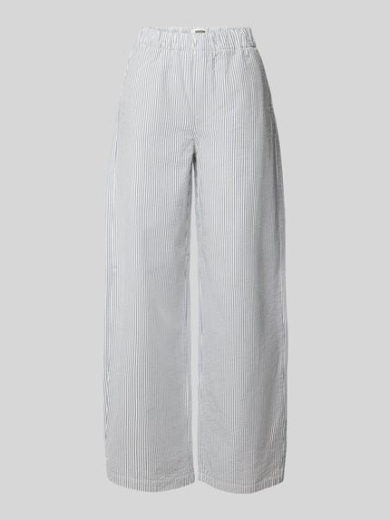 DRYKORN Wide leg stoffen broek met elastische band, model 'CONSIDER' Wit - 2