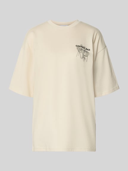 Oversized T-Shirt mit Statement-Print Shop The Look MANNEQUINE