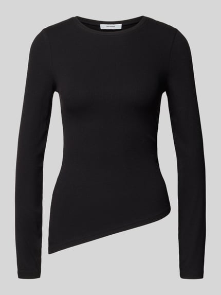Longsleeve in asymmetrischem Look Modell 'RIA' Shop The Look MANNEQUINE