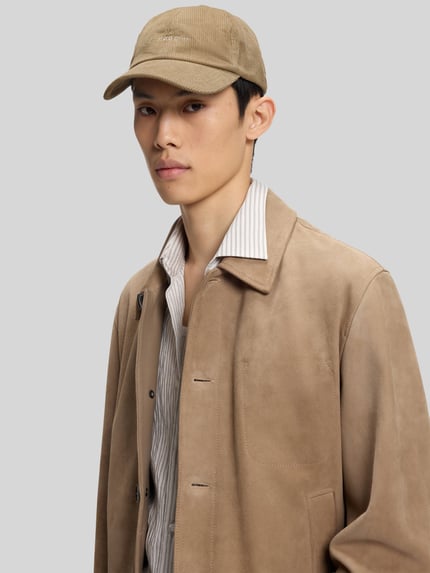 HUGO Cap aus reiner Baumwolle mit Label-Stitching Beige 2