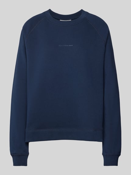 Marc O'Polo DENIM Bluza z nadrukiem z logo Granatowy 2