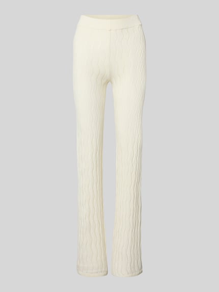 LeGer Stoffen broek met elastische band Offwhite - 2