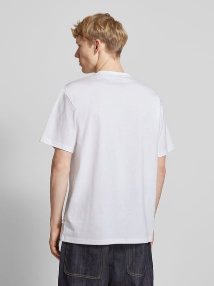 Dickies T-shirt z nadrukiem z logo model ‘SUMMERDALE’ Biały 5