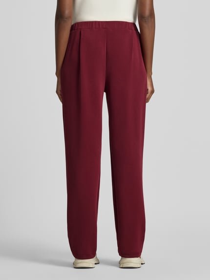 Selected Regular Fit Sweathose aus Modal-Mix Modell 'TENNY' Bordeaux 5
