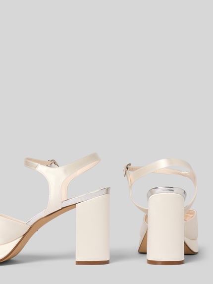 Rainbow Club Sandalette mit Blockabsatz Modell 'Nora' Offwhite 2