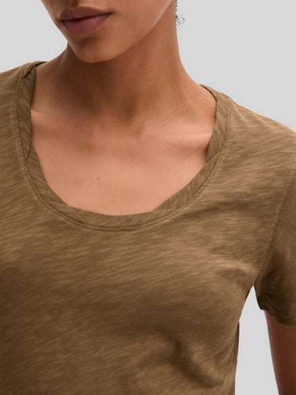 Marc O'Polo Regular Fit T-Shirt aus reiner Baumwolle Hazel 3