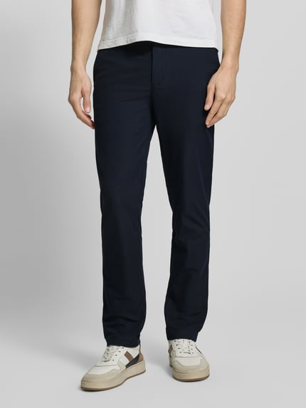 Tommy Hilfiger Regular Fit Hose aus atmungsaktivem Material Modell 'DENTON' Marine 4