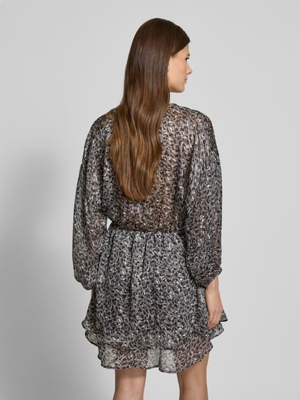 MANGO Minikleid in Wickel-Optik Black 5