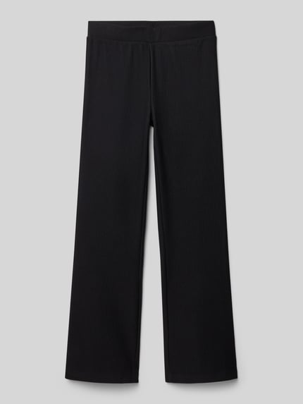 ONLY Flared Leggings mit elastischem Bund Modell 'FEVER' Black 1