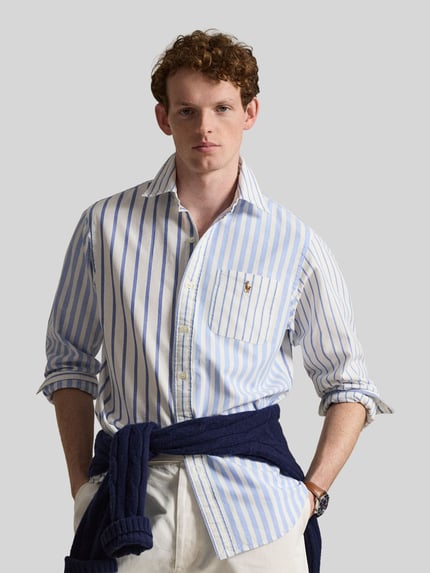 Polo Ralph Lauren Regular Fit Freizeithemd aus reiner Baumwolle Modell 'OXFROD' Ocean 4