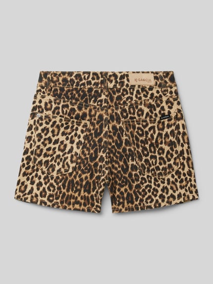 Garcia Skort in wikkellook met labeldetail Zwart - 3