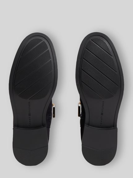 Tommy Hilfiger Stiefel aus echtem Leder mit Logo-Stitching Dunkelblau 3