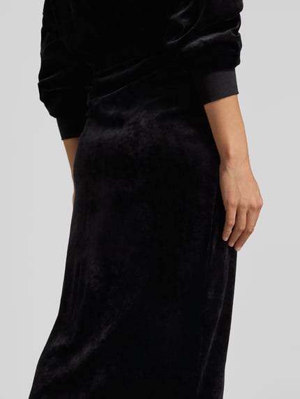 ARMEDANGELS Midirock mit Label-Detail Modell 'EMOLGAA' Black 3