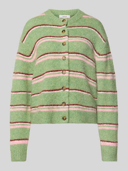 Cardigan mit Streifenmuster Modell 'CARO' Shop The Look MANNEQUINE
