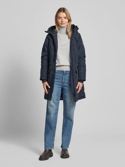 Wellensteyn Shaped Fit Parka mit Kapuze Modell 'CUCILLA' Marine 1