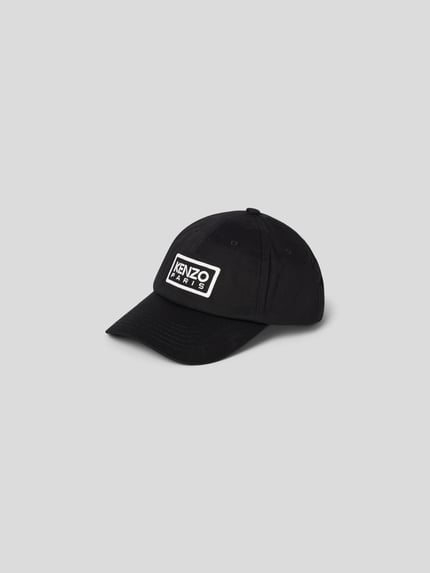 Kenzo Baseballpet met labelstitching Zwart - 2