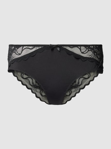 LASCANA Slip mit Zierschleife Modell 'VITTORIA' Black 1